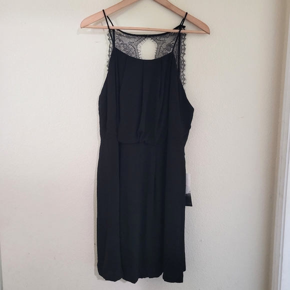 Kensie black lace back lined dress XL - Picture 2 of 7